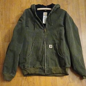 Carhartt Olive Hooded Jacket